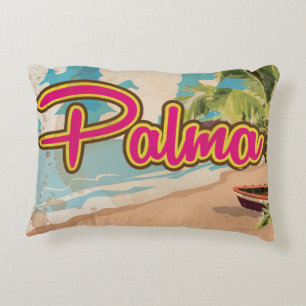 Coussins Décoratifs Affiche de vacances vintage Palma