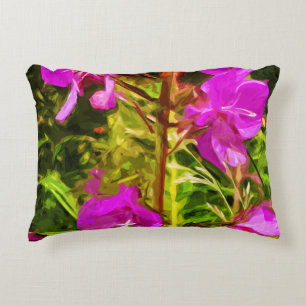 Coussins Décoratifs Alaskan Fireweed Fleur sauvage rose Abstrait