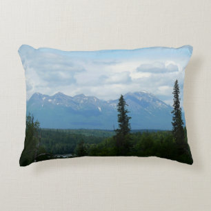 Coussins Décoratifs Alaskan Mountain Range Photographie panoramique