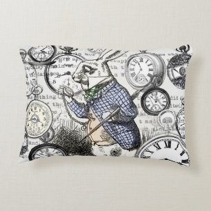 Coussins Décoratifs Alice de lapin blanc au pays des merveilles