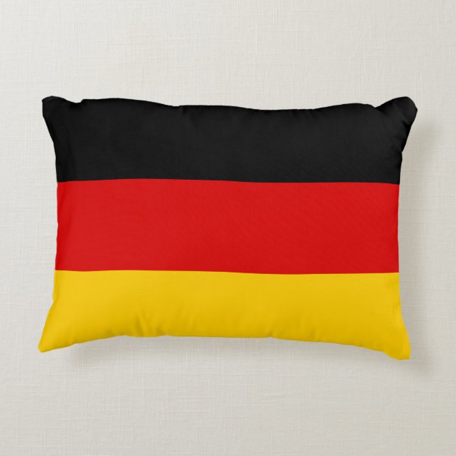 Coussins Décoratifs Allemagne Drapeau Deutschland patriotique allemand (Dos)