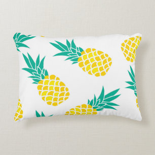 Coussins Décoratifs Ananas Exotiques : Jaune Délice.