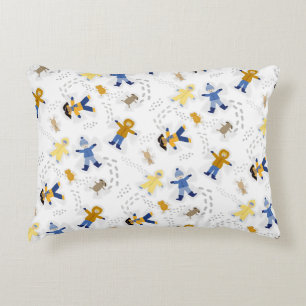 Coussins Décoratifs Ange des neiges Enfants avec animaux Accent Coussi