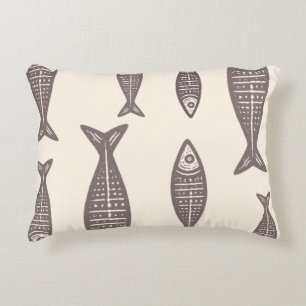 Coussins Décoratifs Anouke Poisson Côtiers / Bois Flotté Taupe