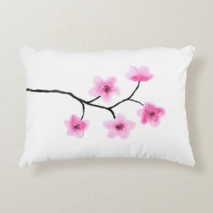 Coussins Décoratifs Aquarelle de fleurs de cerisier