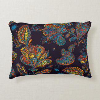 Coussins Décoratifs Aquarelle de Paisley : tuile à motif floral