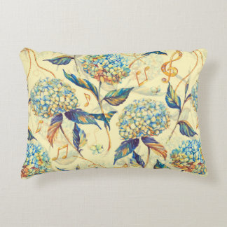 Coussins Décoratifs Aquarelle dessinée à la main motif sans couture av