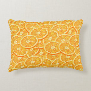 Coussins Décoratifs Aquarelle Orange Slices