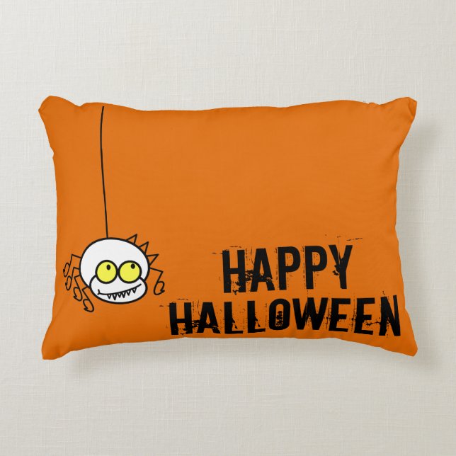 Coussins Décoratifs Araignée d'Halloween (Devant)