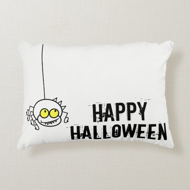 Coussins Décoratifs Araignée d'Halloween (Devant)