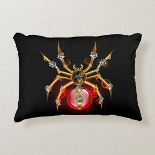 Coussins Décoratifs Araignée en vapeur noire