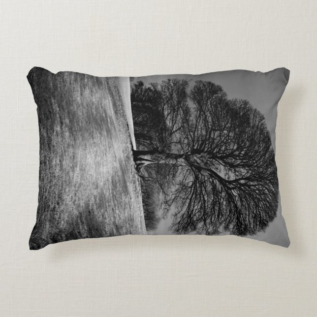 Coussins Décoratifs Arbre façonné par le vent. Un arbre solitaire gard (Devant)