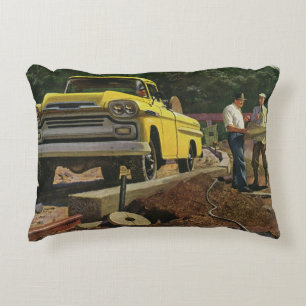 Coussins Décoratifs Architecte d'entreprise vintage Entrepreneur de co