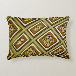 Coussins Décoratifs Architecture Brown et verte