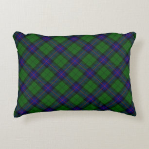Coussins Décoratifs Armstrong tartan bleu et vert plaid