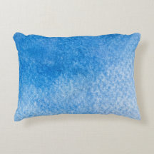 Arrière - plan Abstrait d'aquarelle bleue. Retour 