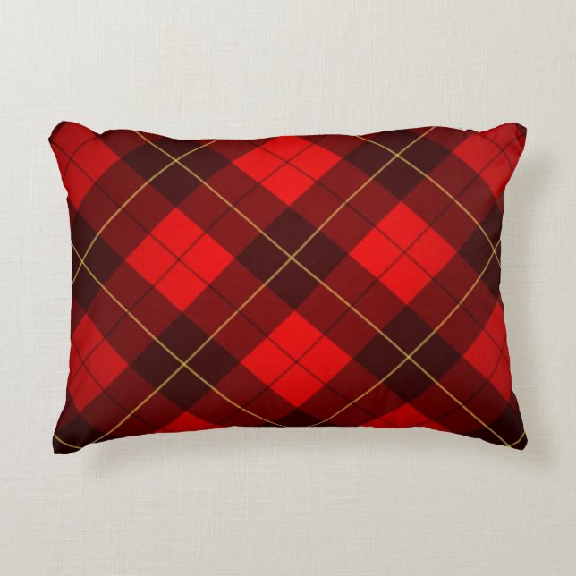 Coussins Décoratifs Arrière - plan de tartan de Wallace (Devant)
