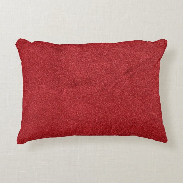 Coussins Décoratifs Arrière - plan de velours rouge texture (Devant)