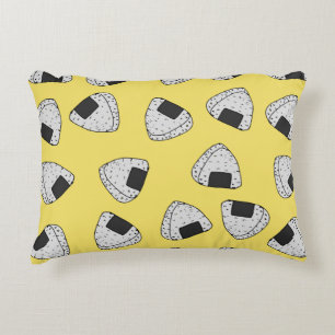 Coussins Décoratifs Arrière - plan d'Onigiri (balle de riz japonaise)
