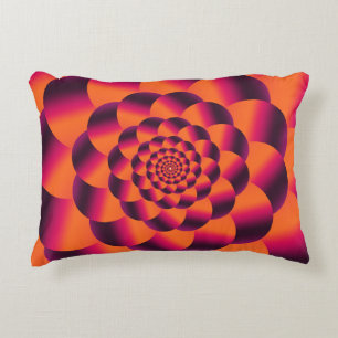Coussins Décoratifs Arrière - plan psychédélique multicolore, vortex f
