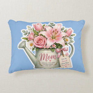 Coussins Décoratifs Arrosoir Fleur Maman