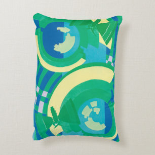 Coussins Décoratifs Art Déco vintage Jazz Pochoir papillons de jardin