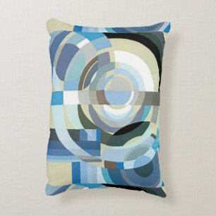 Coussins Décoratifs Art Déco Vintage Pochoir Jazz Formes Géométriques