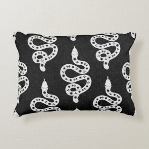 Coussins Décoratifs Art folklorique serpent texturé grungy sorcière bl