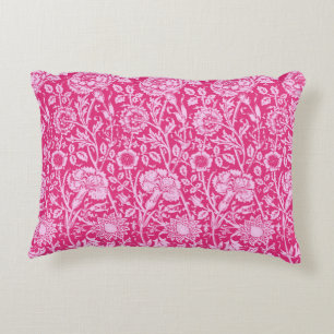 Coussins Décoratifs Art Nouveau Carnation Damask, Fuchsia rose