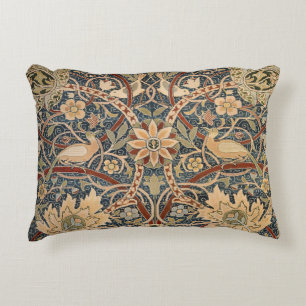 Coussins Décoratifs Art Vintage d'Oiseau de William Morris Bullerswood