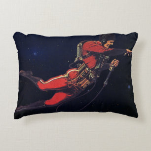 Coussins Décoratifs Astronaute de science-fiction vintage dans l'espac