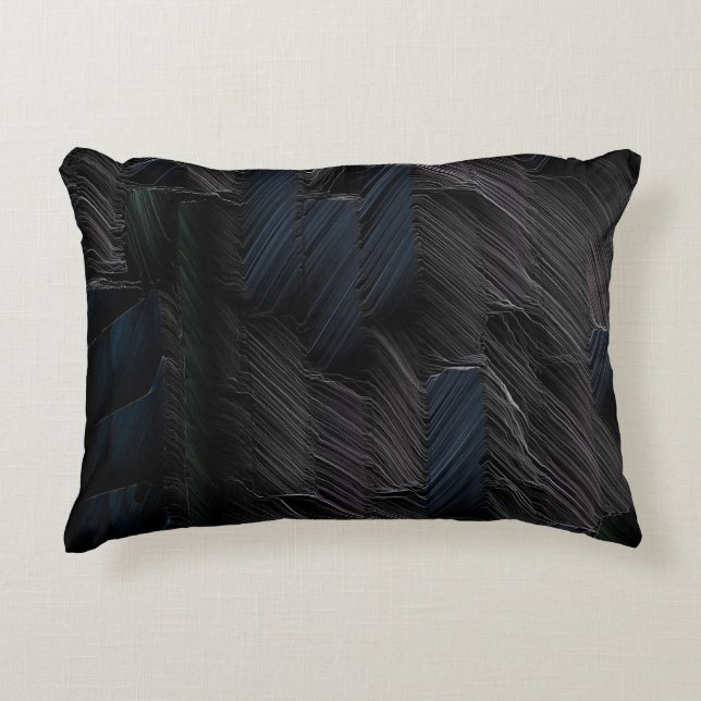 Coussins Décoratifs Baguettes bleues et vertes sur contenant en plasti (Devant)