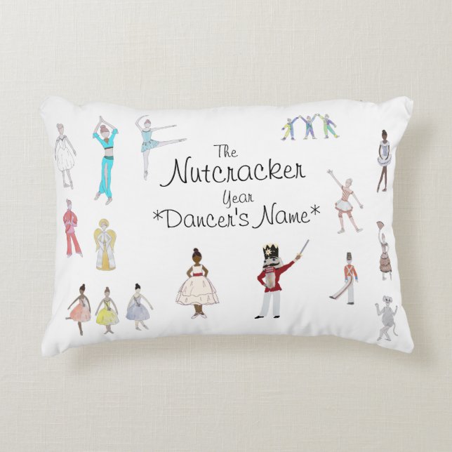 Coussins Décoratifs Ballet Casse-Noisette Personnalisé (Devant)