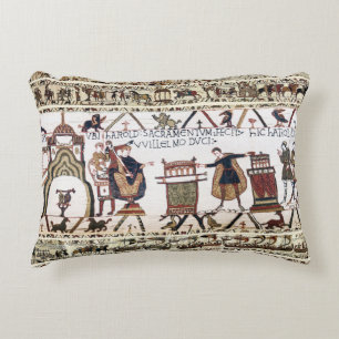 Coussins Décoratifs BAYEUX TAPESTRY Harold a prêté serment sur les rel