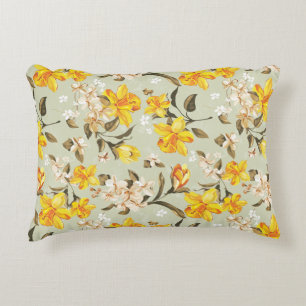 Coussins Décoratifs Beau motif floral lumineux élégant