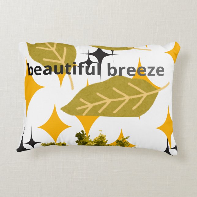 Coussins Décoratifs Beautiful Breeze Botanical Throw Pillow (Dos)