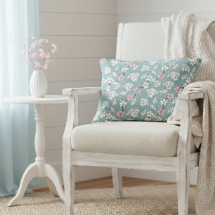 Coussins Décoratifs Belles fleurs de cerises Vintages rustiques