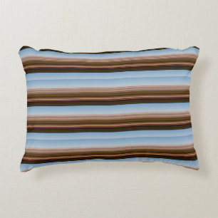 Coussins Décoratifs Belles rayures bleu vintage