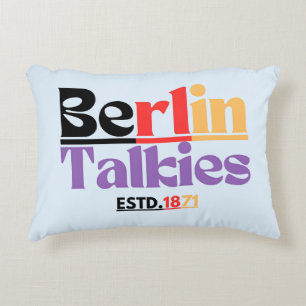 Coussins Décoratifs Berlin Talkies ETS 1871