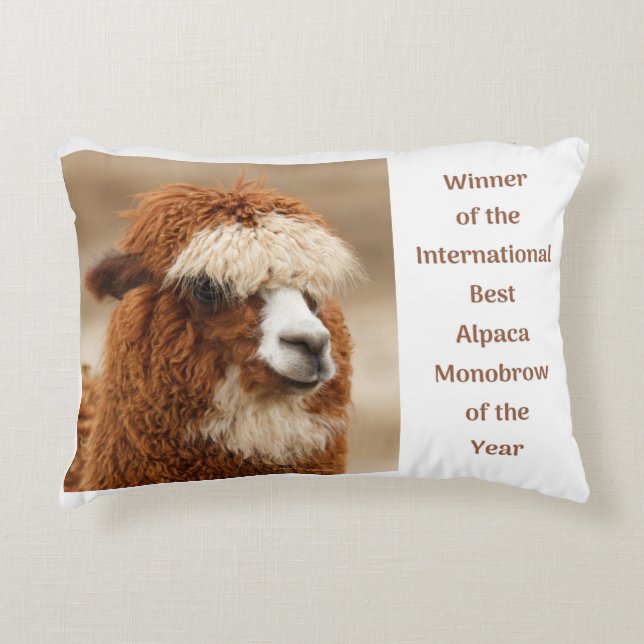 Coussins Décoratifs Best Alpaca Monobrow (Devant)