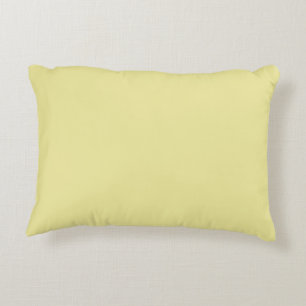 Coussins Décoratifs Beurre Pastel Jaune Couleur Solide 2022 Trending H