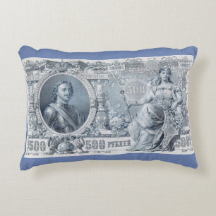 Coussins Décoratifs billet de 500 roubles vers 1912 Russie tsariste