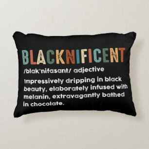 Coussins Décoratifs Blacknificent Funny Définition Mois de l'histoire
