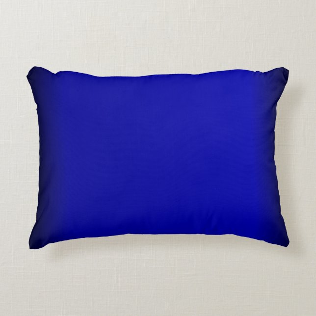 Coussins Décoratifs Bleu de cobalt solide (Devant)