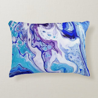 Coussins Décoratifs Blue and White Swirls Cushion – Unique Design