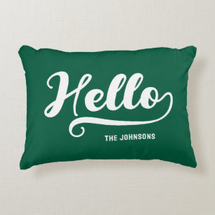 Coussins Décoratifs Bonjour gras Rétro Swash