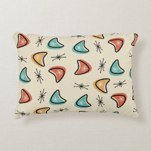 Coussins Décoratifs Boomerangs atomiques explosions multicolores