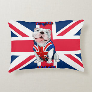 Coussins Décoratifs Bouledogue de l'anglais d'Union Jack