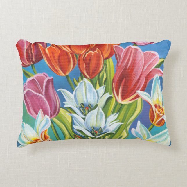 Coussins Décoratifs Bouquet à la frontière III (Devant)