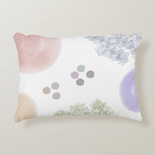 Coussins Décoratifs Brouillard Abstrait mignon Pastel